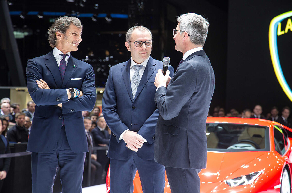 Stephan winkelmann stefano domenicali rupert stadler