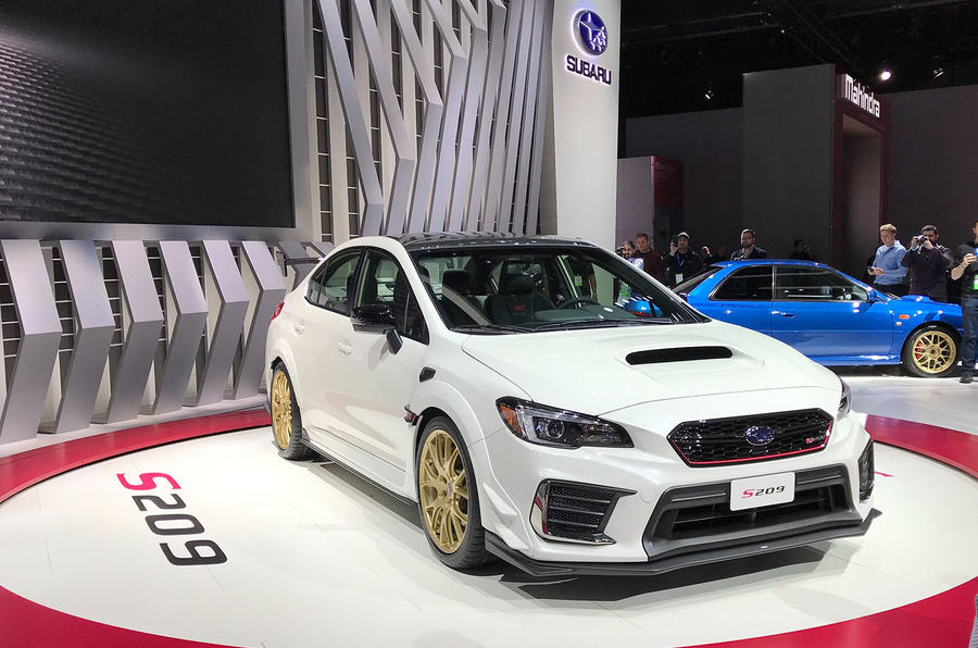 Subaru STI S209 Detroit motor show - front