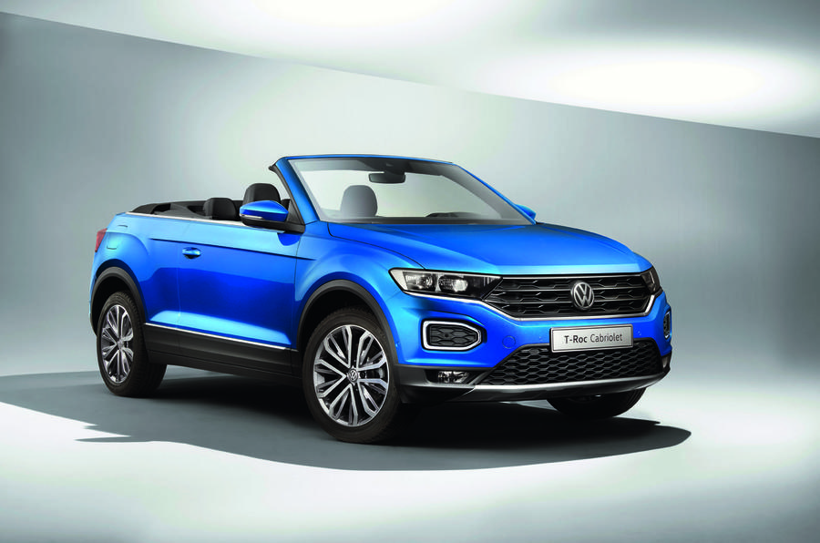 2019 Volkswagen T-Roc Cabriolet press shots