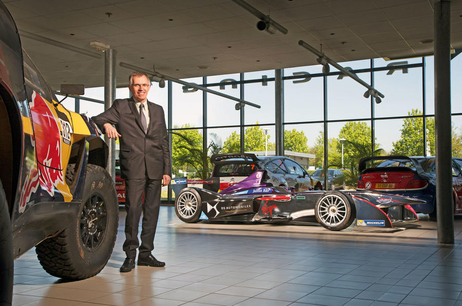 PSA chairman Carlos Tavares talks to Autocar