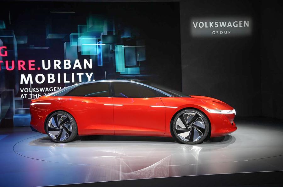 The Volkswagen ID Vizzion concept