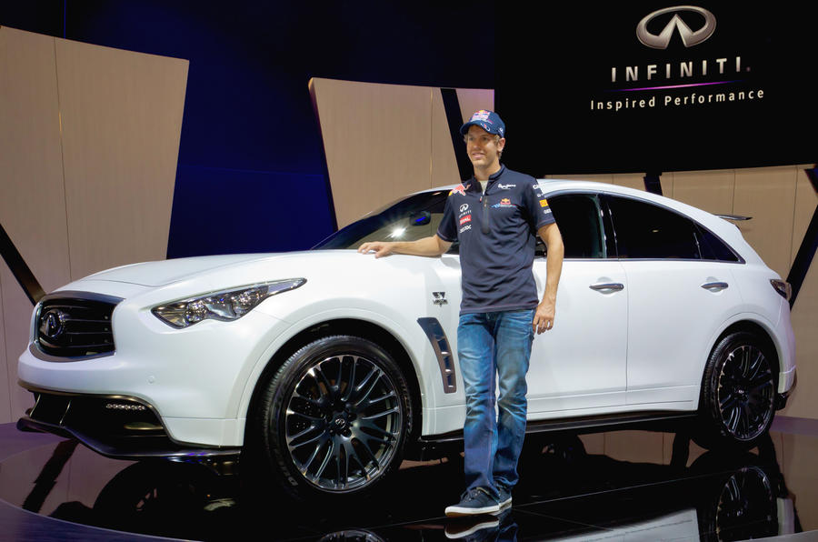 Vettel's Infiniti FX confirmed