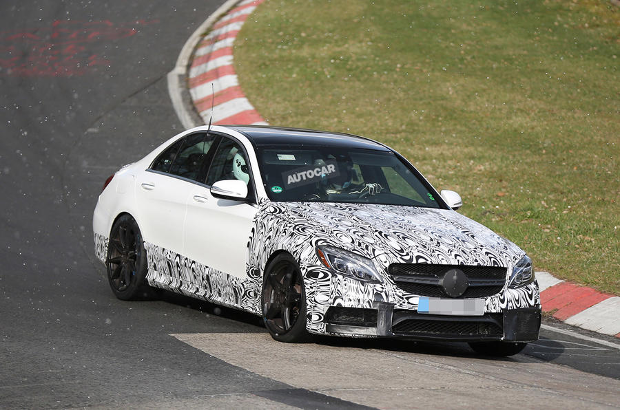 Mercedes C63 AMG saloon nears 2015 launch