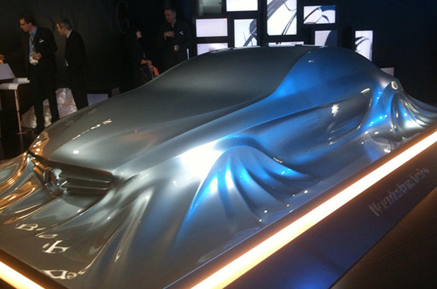 Merc sculpture hints at next CLS