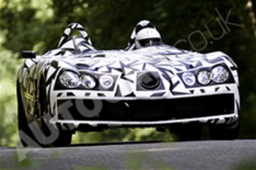 Mercedes SLR Speedster spied 