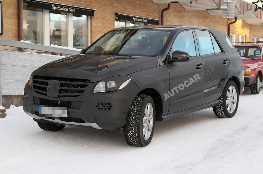 Next Mercedes ML - new pics