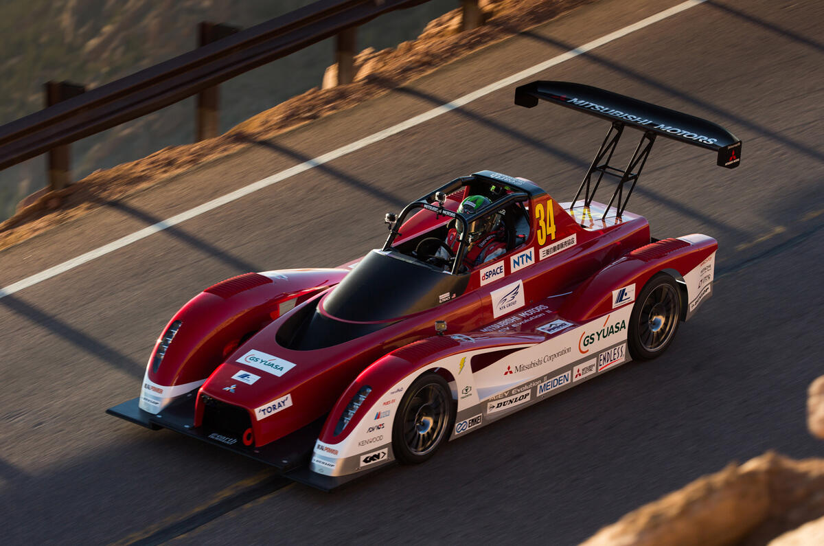 Mitsubishi’s Pikes Peak EV in detail