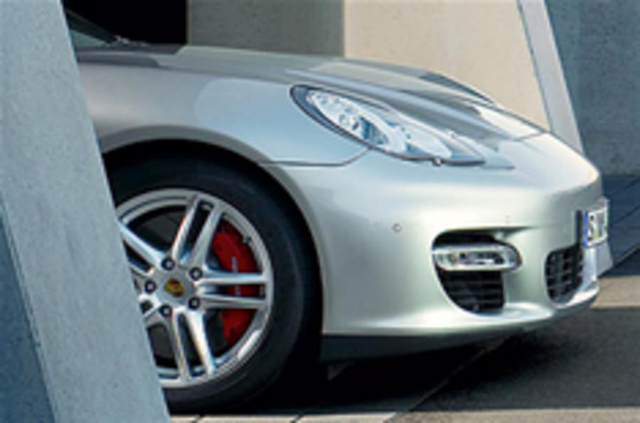 Porsche Panamera in action