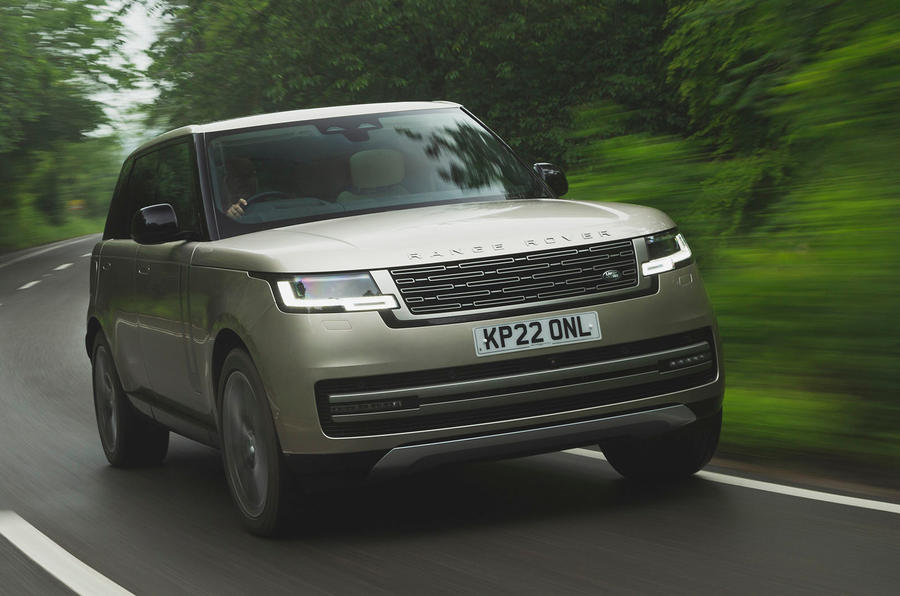 range rover tracking front