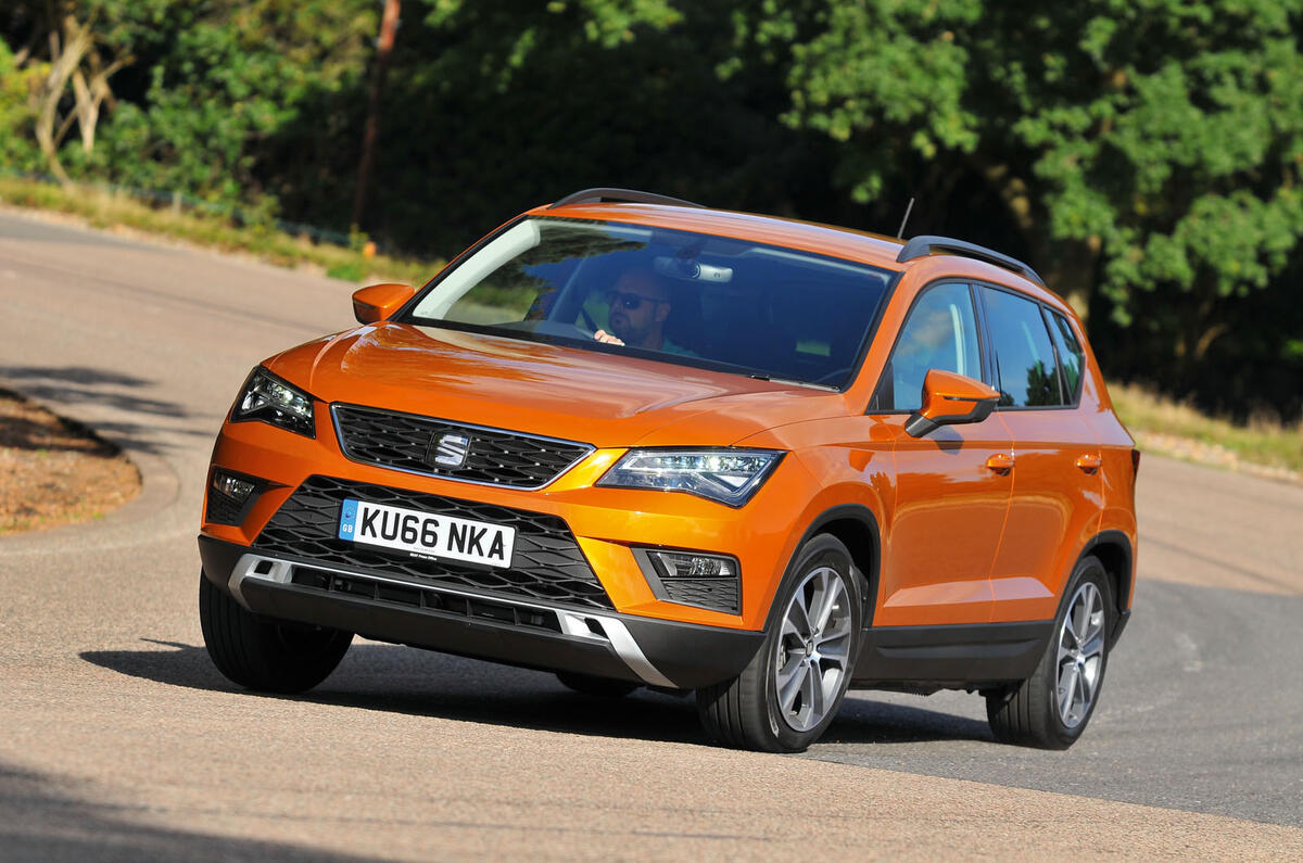 Seat ateca cornering