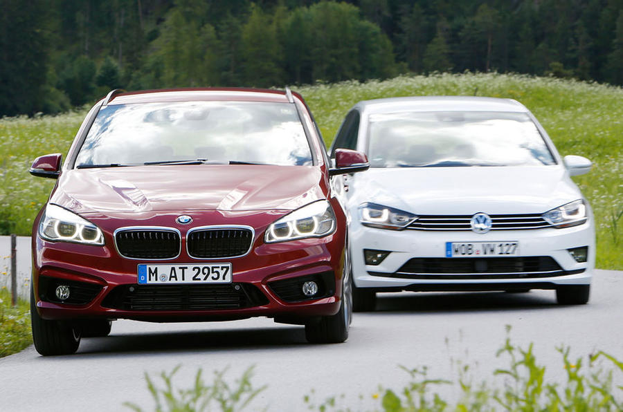 Comparison - BMW 2-series Active Tourer vs VW Golf SV