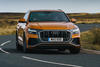 1 Audi Q8 TFSI e 2021 uk FD hero front