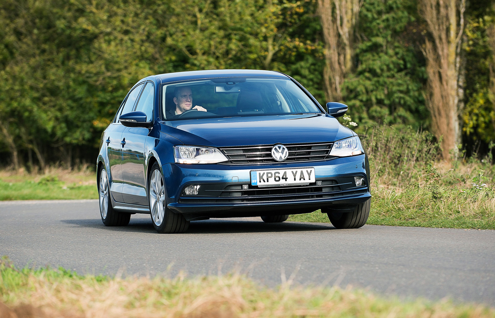 Volkswagen Jetta cornering